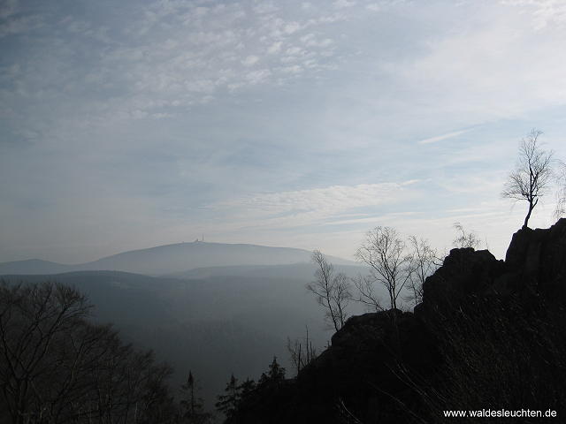 Brockenblick von den Rabenklippen