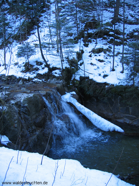 Leitner Graben mit Eisnase