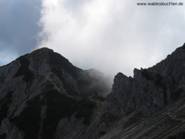 Hereinziehende Wolken