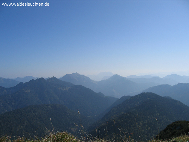 Blick vom Gipfel der Halserspitz