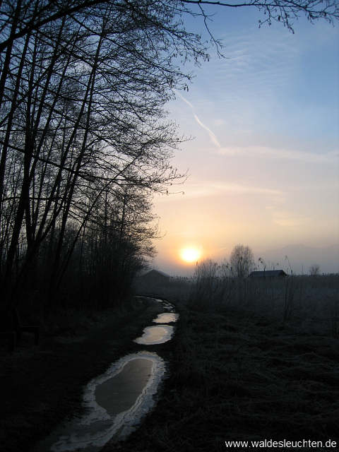 Sonnenaufgang am Simssee
